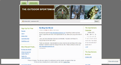 Desktop Screenshot of outdoorsportsman.wordpress.com