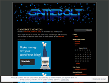 Tablet Screenshot of gamebolt.wordpress.com