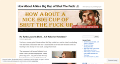 Desktop Screenshot of howaboutanicecup.wordpress.com