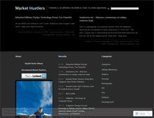 Tablet Screenshot of markethustlers.wordpress.com