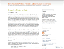 Tablet Screenshot of makewhitefriends.wordpress.com