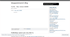 Desktop Screenshot of idoappointments.wordpress.com