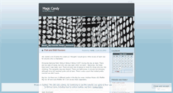 Desktop Screenshot of magiccandy.wordpress.com