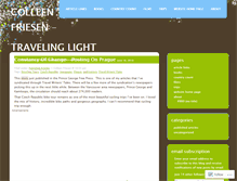 Tablet Screenshot of colleenfriesen.wordpress.com
