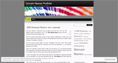 Desktop Screenshot of domainnamer.wordpress.com