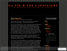 Tablet Screenshot of capsuliere.wordpress.com