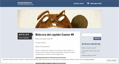 Desktop Screenshot of elcastorhistorico.wordpress.com