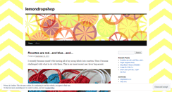 Desktop Screenshot of lemondropshop.wordpress.com