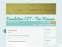 Tablet Screenshot of citfoundation.wordpress.com