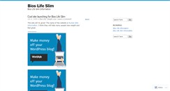 Desktop Screenshot of bioslifeslim.wordpress.com
