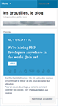Mobile Screenshot of lesbroutilles.wordpress.com