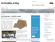 Tablet Screenshot of lesbroutilles.wordpress.com