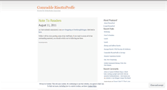 Desktop Screenshot of physioprof.wordpress.com