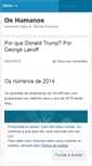 Mobile Screenshot of oshumanos.wordpress.com