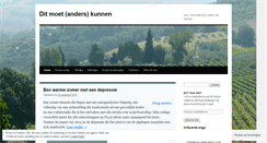 Desktop Screenshot of ditmoetanderskunnen.wordpress.com