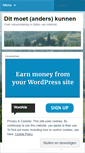 Mobile Screenshot of ditmoetanderskunnen.wordpress.com