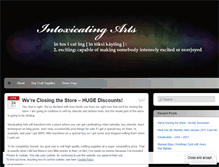 Tablet Screenshot of intoxicatingarts.wordpress.com