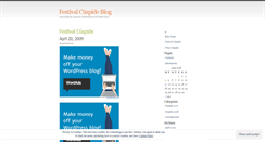 Desktop Screenshot of festivalcuspide.wordpress.com