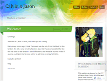 Tablet Screenshot of calvinjason.wordpress.com