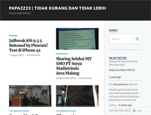 Tablet Screenshot of papazz23.wordpress.com
