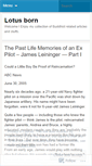 Mobile Screenshot of lotusborn.wordpress.com