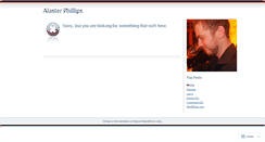 Desktop Screenshot of alasterphillips.wordpress.com