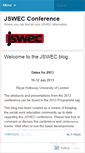 Mobile Screenshot of jswec.wordpress.com