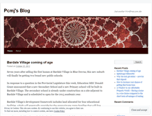 Tablet Screenshot of pcmj.wordpress.com