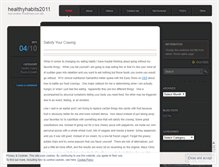 Tablet Screenshot of healthyhabits2011.wordpress.com