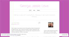 Desktop Screenshot of georgejessielove.wordpress.com