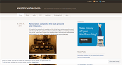 Desktop Screenshot of electricvalveroom.wordpress.com