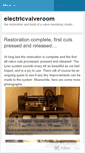 Mobile Screenshot of electricvalveroom.wordpress.com