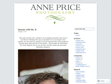 Tablet Screenshot of annepricephotography.wordpress.com