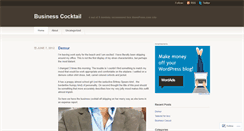 Desktop Screenshot of businesscocktail.wordpress.com