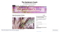 Desktop Screenshot of gardenerscoach.wordpress.com