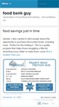 Mobile Screenshot of foodbankguy.wordpress.com