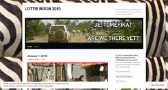 Desktop Screenshot of lottiemoon2010kenya.wordpress.com
