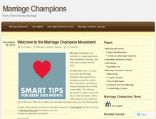 Tablet Screenshot of marriagechampions.wordpress.com