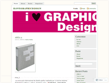 Tablet Screenshot of ilovegraphicdesign.wordpress.com