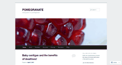 Desktop Screenshot of bypomegranate.wordpress.com