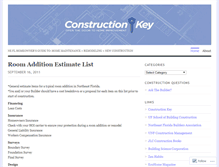 Tablet Screenshot of constructionkey.wordpress.com
