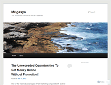 Tablet Screenshot of mrigasya.wordpress.com