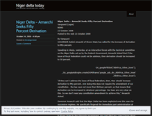 Tablet Screenshot of nigerdeltatoday.wordpress.com