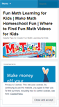 Mobile Screenshot of mathlearningforkids.wordpress.com