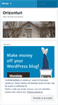 Mobile Screenshot of orizonturii.wordpress.com