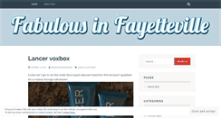 Desktop Screenshot of fabulousinfayetteville.wordpress.com