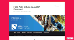 Desktop Screenshot of abrapinheiros.wordpress.com