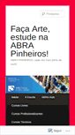 Mobile Screenshot of abrapinheiros.wordpress.com