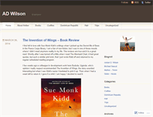 Tablet Screenshot of amberdwilson.wordpress.com