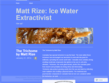 Tablet Screenshot of mattrize.wordpress.com